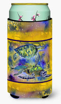 Turtle Tall Boy Hugger Can Cooler Sleeve Machine Washable Drink Collapsible Insulator Beverage Insulated Holder