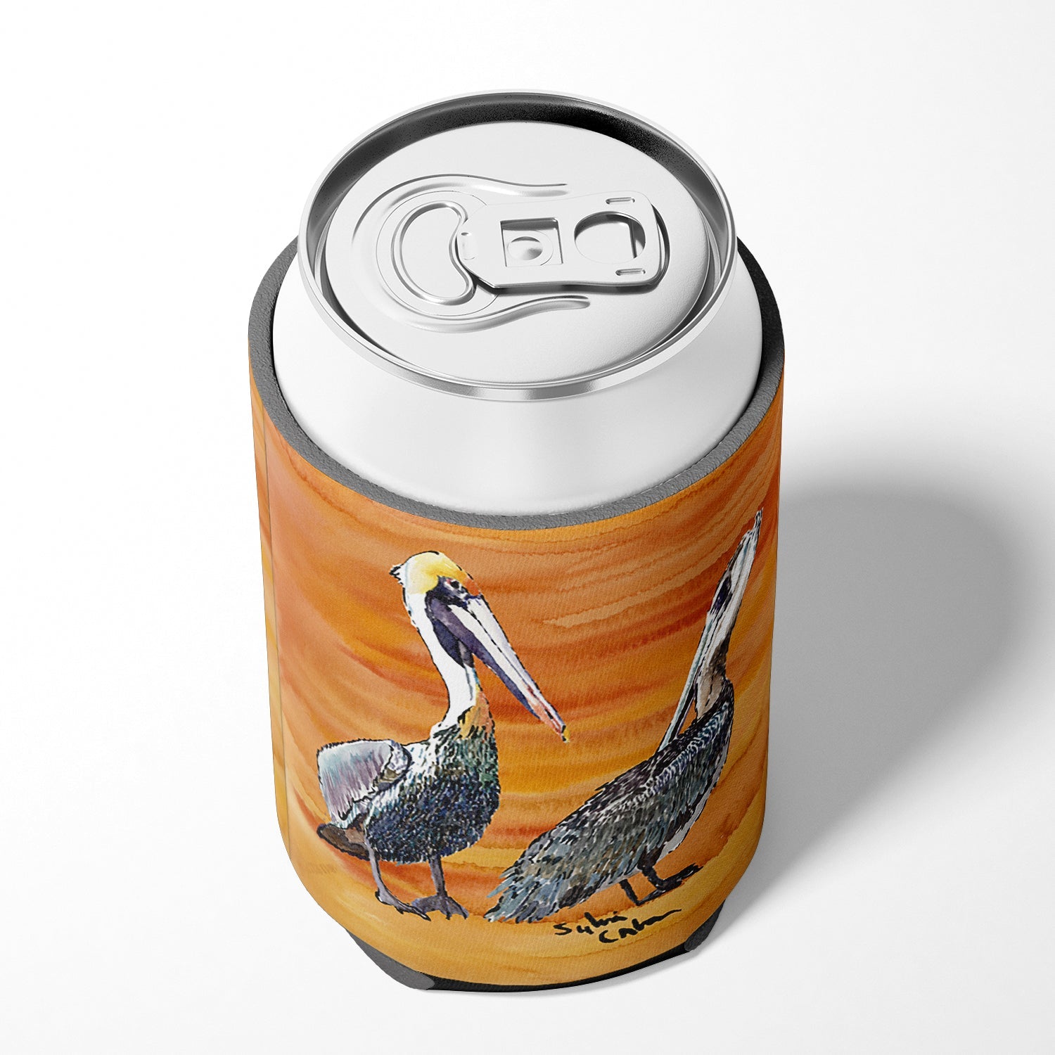 Pelican Can or Bottle Hugger Cooler Sleeve for Standard 12 oz Cans, Insulated Foam Beer & Soda Can Hugger Reusable