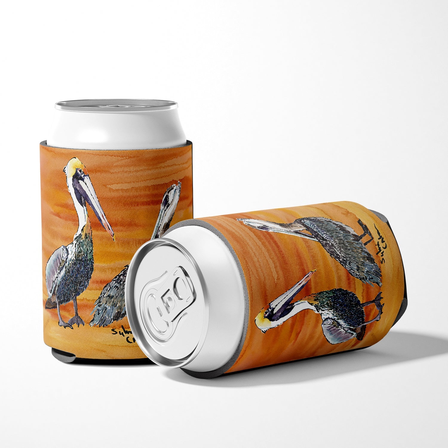 Pelican Can or Bottle Hugger Cooler Sleeve for Standard 12 oz Cans, Insulated Foam Beer & Soda Can Hugger Reusable