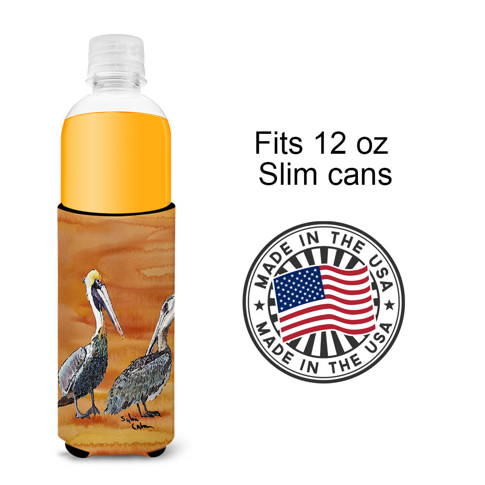 Pelican Slim Can Hugger , Insulated Foam Hugger for 12 oz Slim Cans, Beer Bottles & Water Bottles, Printed in USA