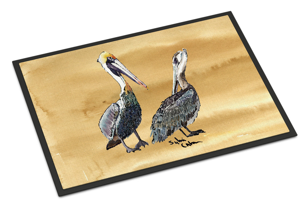 Pelican Doormat Indoor Outdoor 24H X 36W Front Door Mat Rugs for Entryway, Non Slip Washable Low Pile,