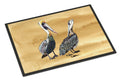 Pelican Doormat Indoor Outdoor 18H X 27W Front Door Mat Rugs for Entryway, Non Slip Washable