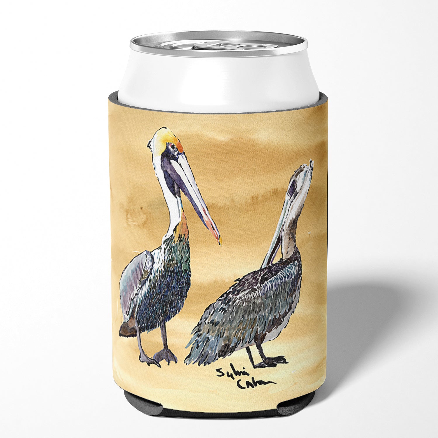 Pelican Can or Bottle Hugger Cooler Sleeve for Standard 12 oz Cans, Insulated Foam Beer & Soda Can Hugger Reusable
