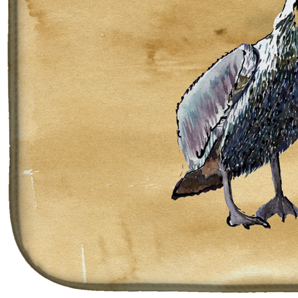 Pelican Dish Drying Mat Absorbent Dish Drying Mat Pad for Kitchen Counter Dish Drainer Mat for Countertop, 14 x 21", Multicolor