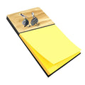 Pelican Watercolor Sticky Note Holder Refillable Dispenser Desk Accessory 3x3 Pad Gift