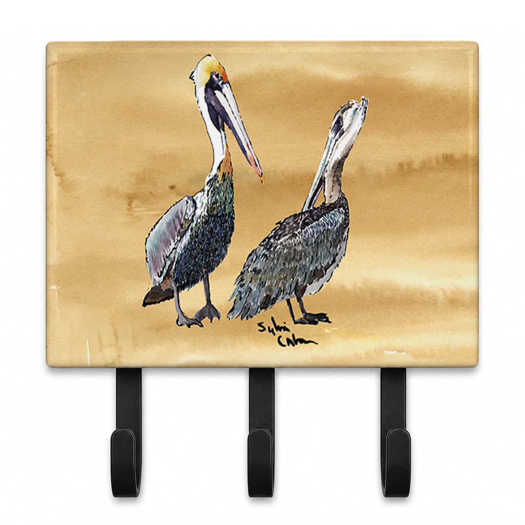 Pelican Leash or Key Holder Wall Hooks, Coat Rack Wall Mount, for Hanging Keys, Towels, Aprons, Leashes