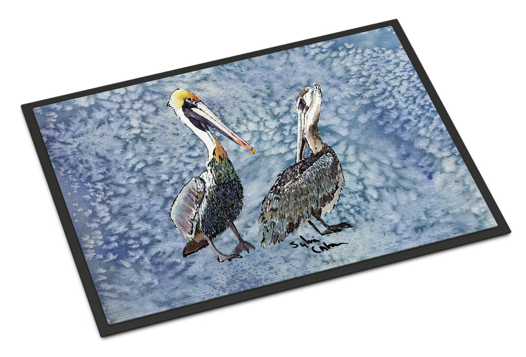 Pelican Doormat Indoor Outdoor 24H X 36W Front Door Mat Rugs for Entryway, Non Slip Washable Low Pile,