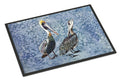Pelican Doormat Indoor Outdoor 18H X 27W Front Door Mat Rugs for Entryway, Non Slip Washable