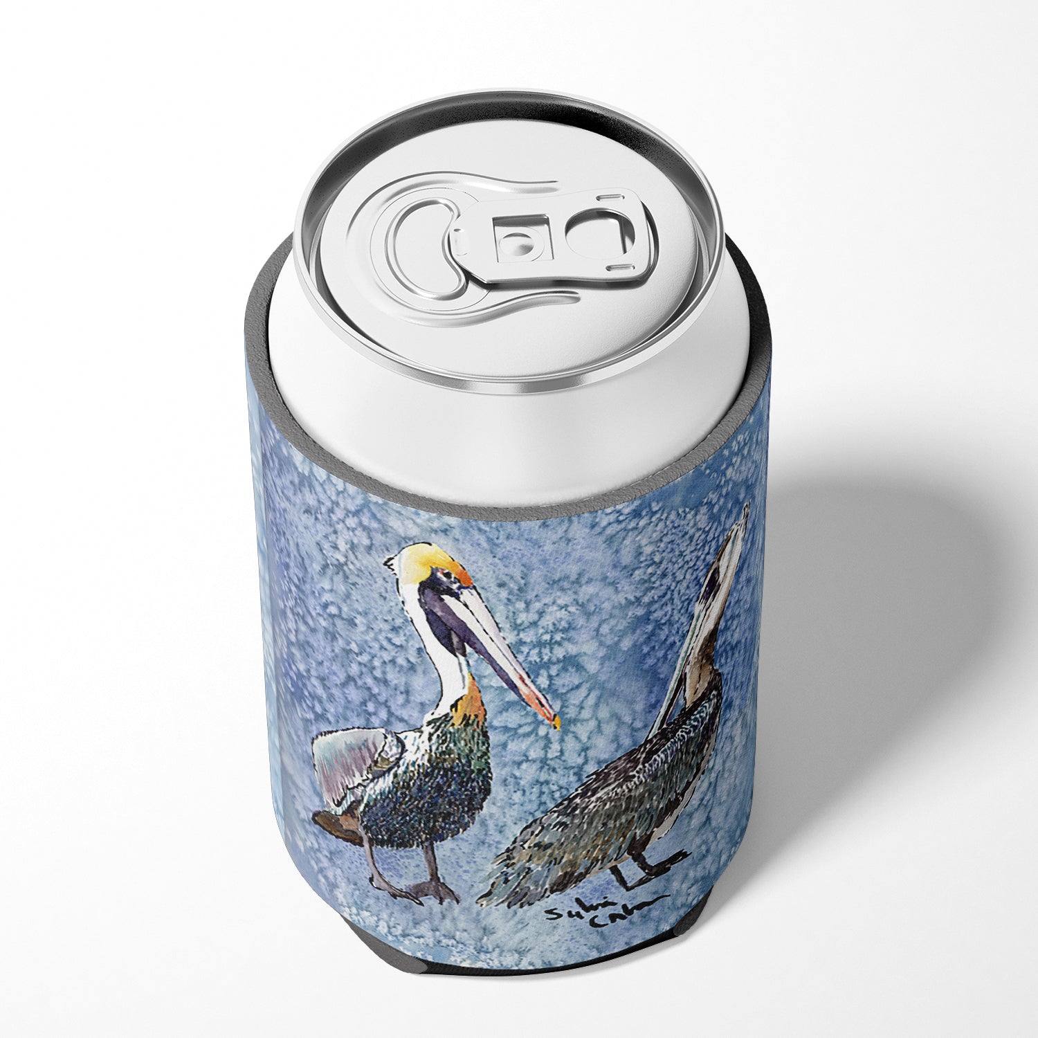 Pelican Can or Bottle Hugger Cooler Sleeve for Standard 12 oz Cans, Insulated Foam Beer & Soda Can Hugger Reusable