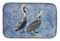Pelican Dish Drying Mat Absorbent Dish Drying Mat Pad for Kitchen Counter Dish Drainer Mat for Countertop, 14 x 21", Multicolor