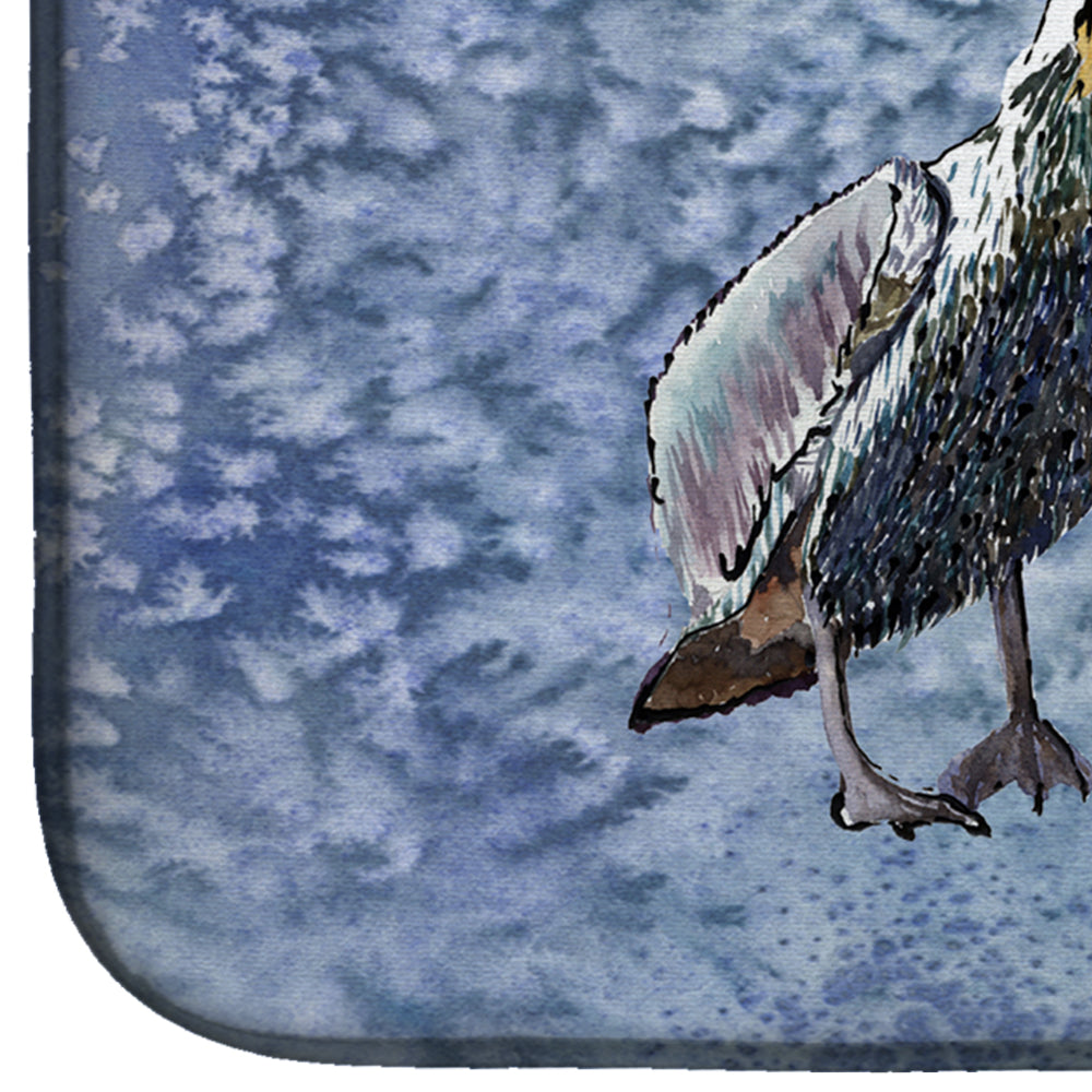 Pelican Dish Drying Mat Absorbent Dish Drying Mat Pad for Kitchen Counter Dish Drainer Mat for Countertop, 14 x 21", Multicolor