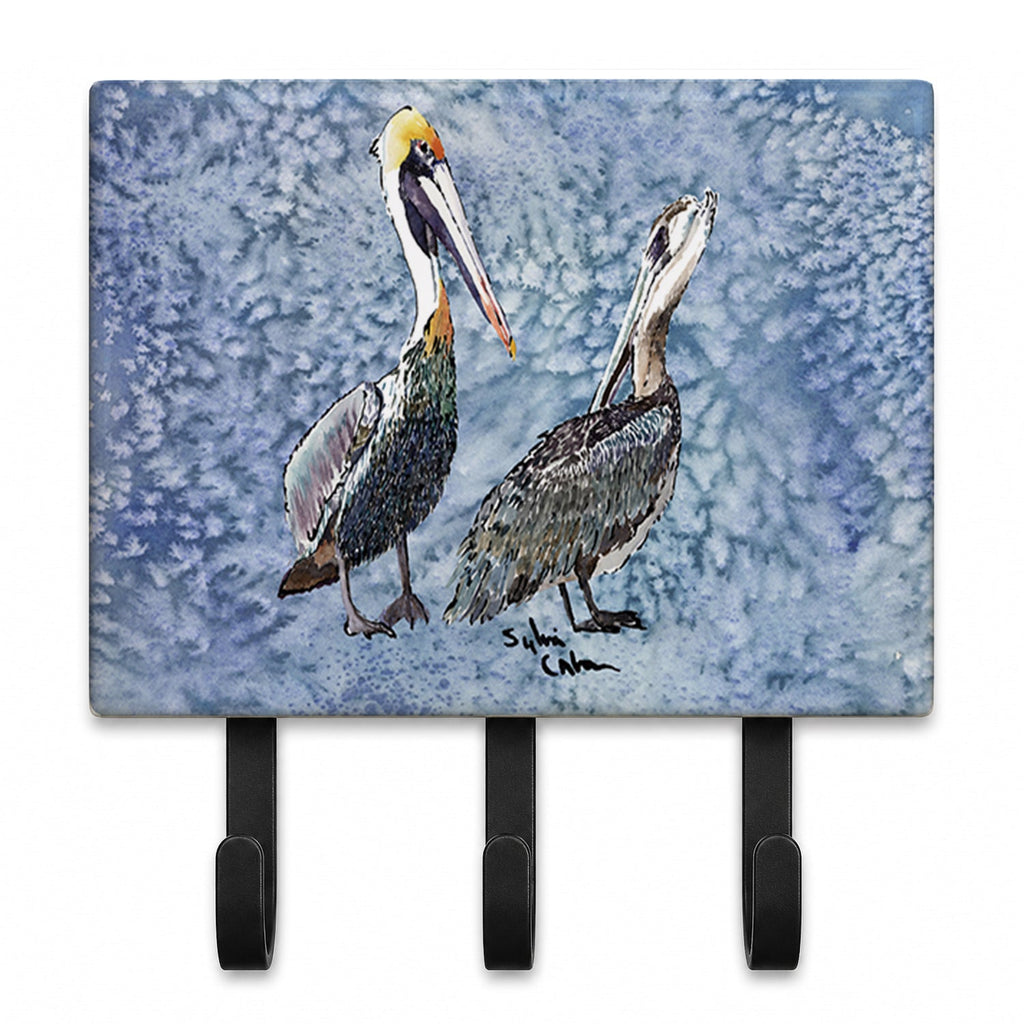 Pelican Leash or Key Holder Wall Hooks, Coat Rack Wall Mount, for Hanging Keys, Towels, Aprons, Leashes