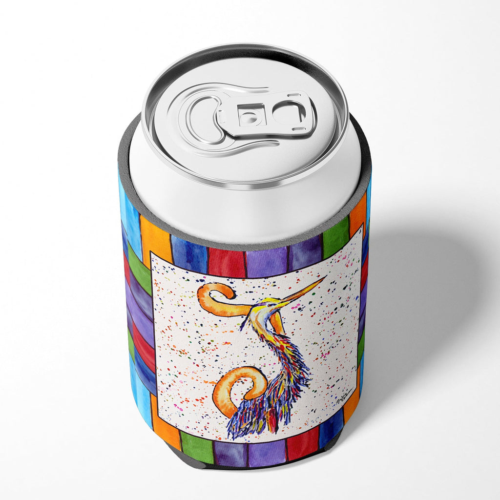 Beach and Seafood Letter J Can or Bottle Hugger Cooler Sleeve for Standard 12 oz Cans, Insulated Foam Beer & Soda Can Hugger Reusable