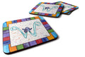 Beach and Seafood Letter W Foam Coasters Set of 4 Cup Coasters for Indoor Outdoor, Tabletop Protection, Anti Slip, Mouse pad Material