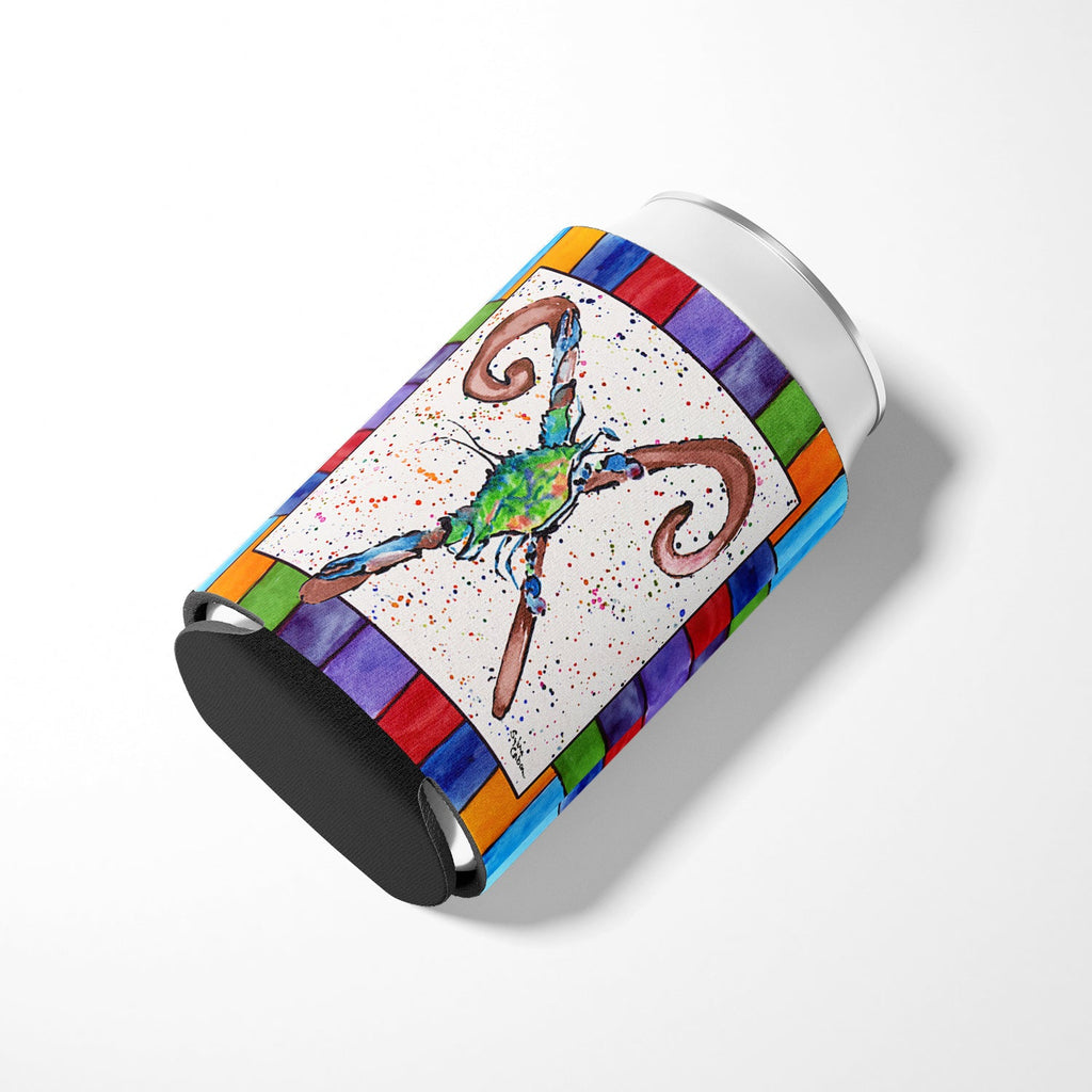 Beach and Seafood Letter X Can or Bottle Hugger Cooler Sleeve for Standard 12 oz Cans, Insulated Foam Beer & Soda Can Hugger Reusable