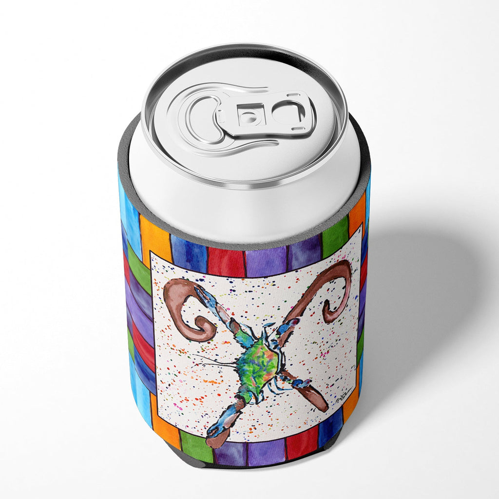 Beach and Seafood Letter X Can or Bottle Hugger Cooler Sleeve for Standard 12 oz Cans, Insulated Foam Beer & Soda Can Hugger Reusable