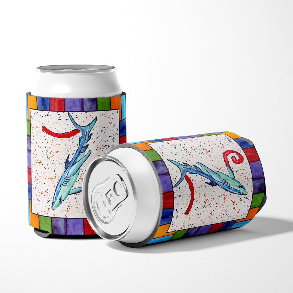 Beach and Seafood Letter Z Can or Bottle Hugger Cooler Sleeve for Standard 12 oz Cans, Insulated Foam Beer & Soda Can Hugger Reusable