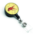 Crawfish Retractable Badge Reel for Nurses ID Badge Holder with Clip Retractable Employee Badge Holder, Belt Clip