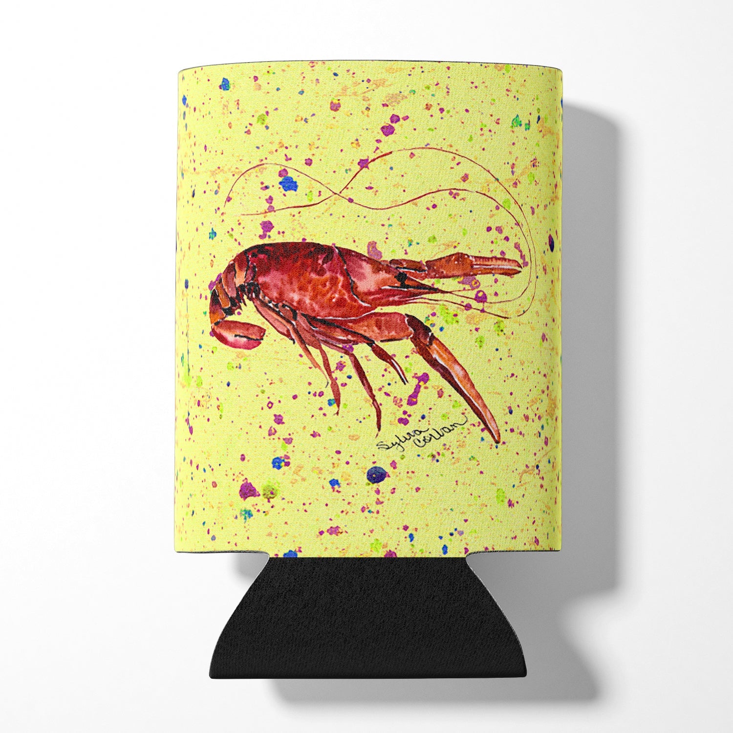 Crawfish Can or Bottle Hugger Cooler Sleeve for Standard 12 oz Cans, Insulated Foam Beer & Soda Can Hugger Reusable