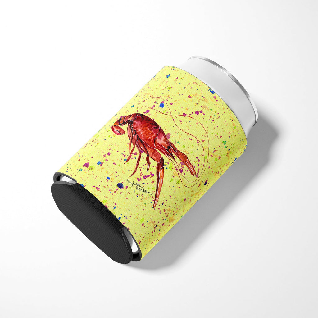 Crawfish Can or Bottle Hugger Cooler Sleeve for Standard 12 oz Cans, Insulated Foam Beer & Soda Can Hugger Reusable