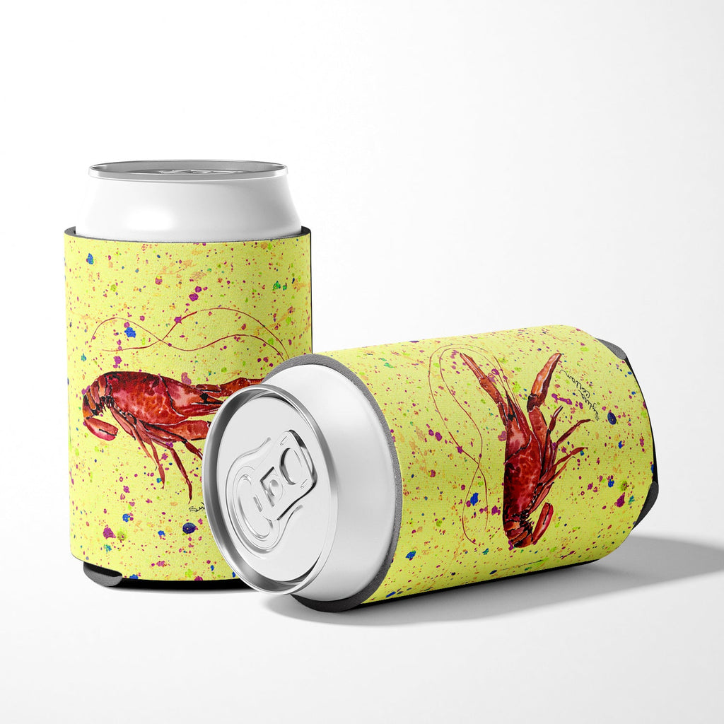 Crawfish Can or Bottle Hugger Cooler Sleeve for Standard 12 oz Cans, Insulated Foam Beer & Soda Can Hugger Reusable