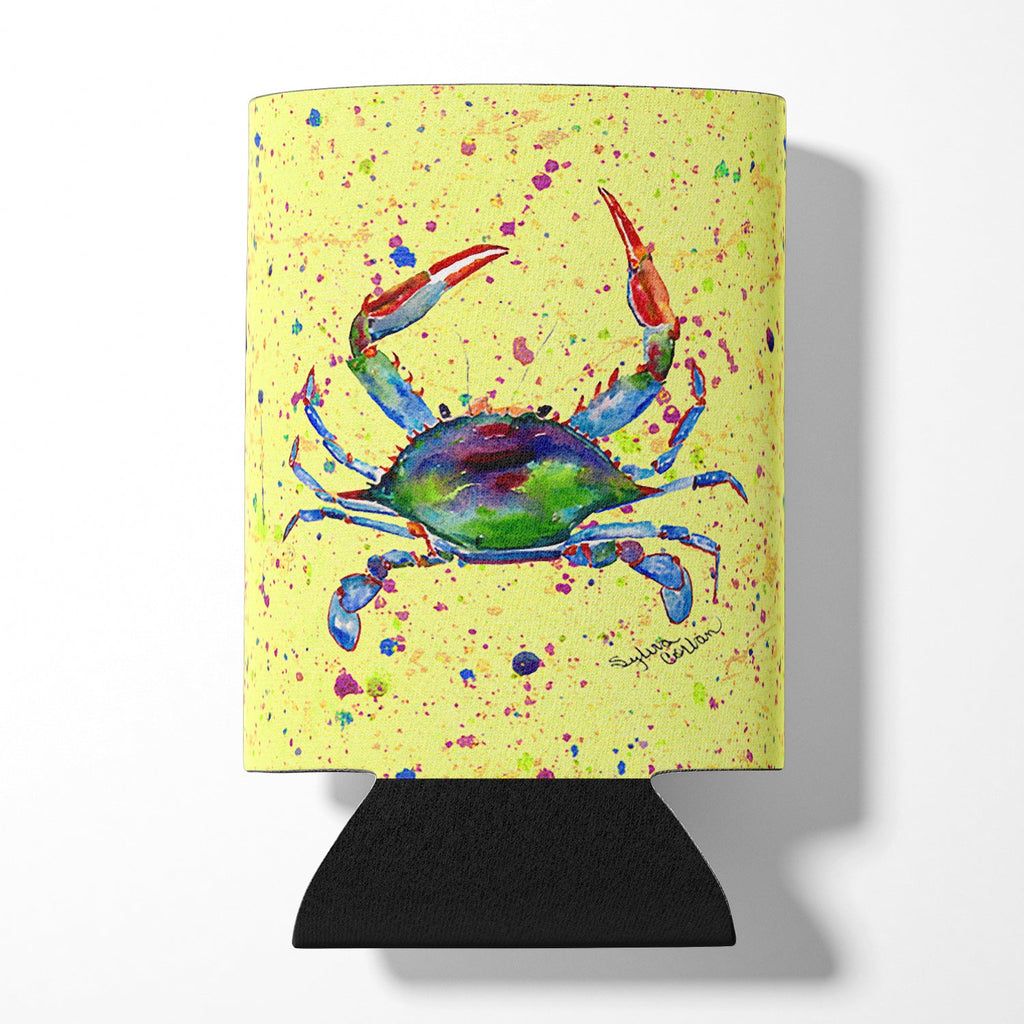 Crab Can or Bottle Hugger Cooler Sleeve for Standard 12 oz Cans, Insulated Foam Beer & Soda Can Hugger Reusable