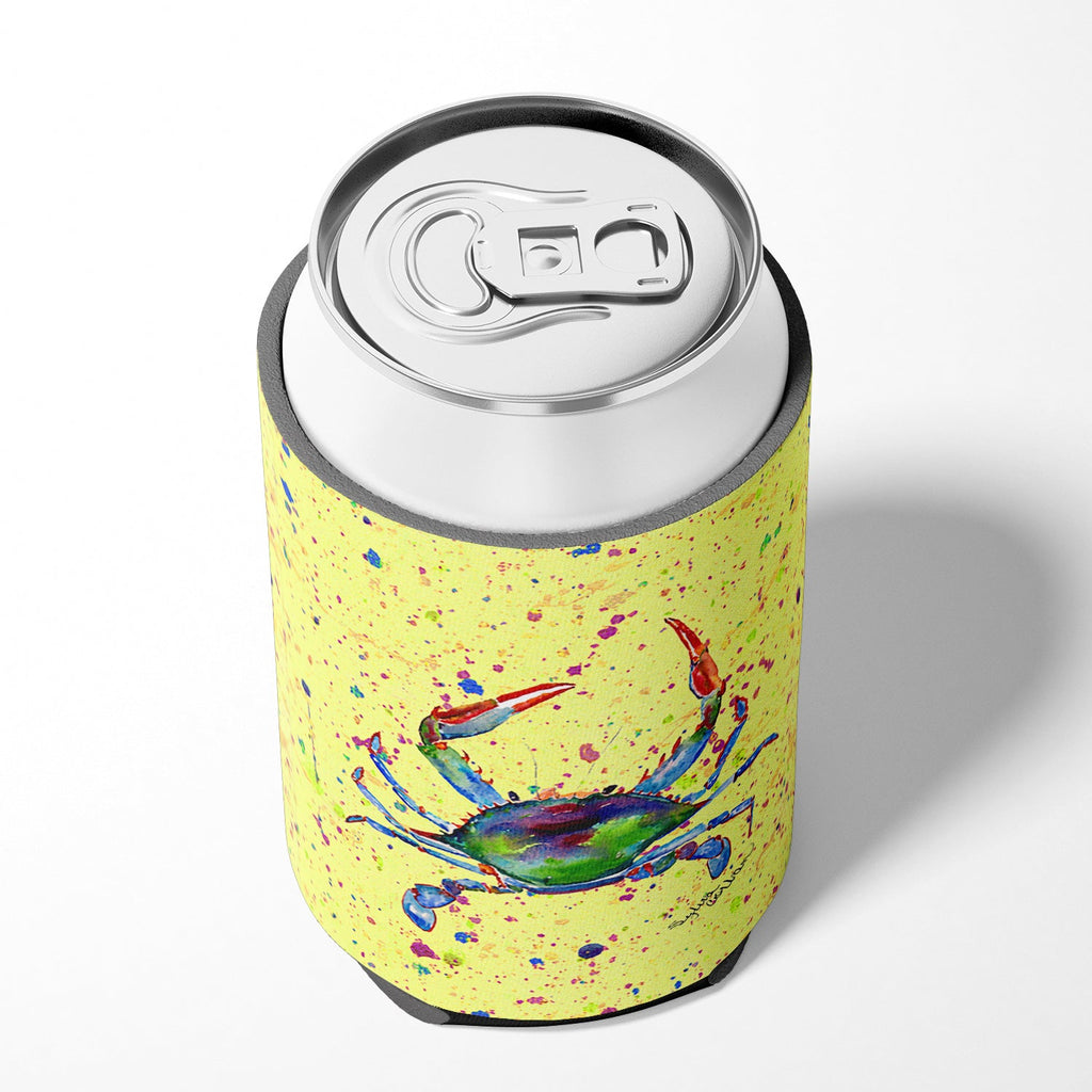 Crab Can or Bottle Hugger Cooler Sleeve for Standard 12 oz Cans, Insulated Foam Beer & Soda Can Hugger Reusable