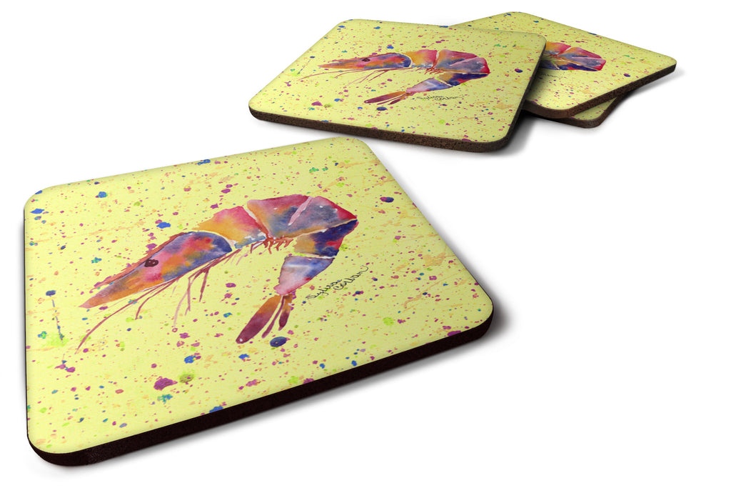 Foam Coasters Set of 4 Cup Coasters for Indoor Outdoor, Tabletop Protection, Anti Slip, Mouse pad Material