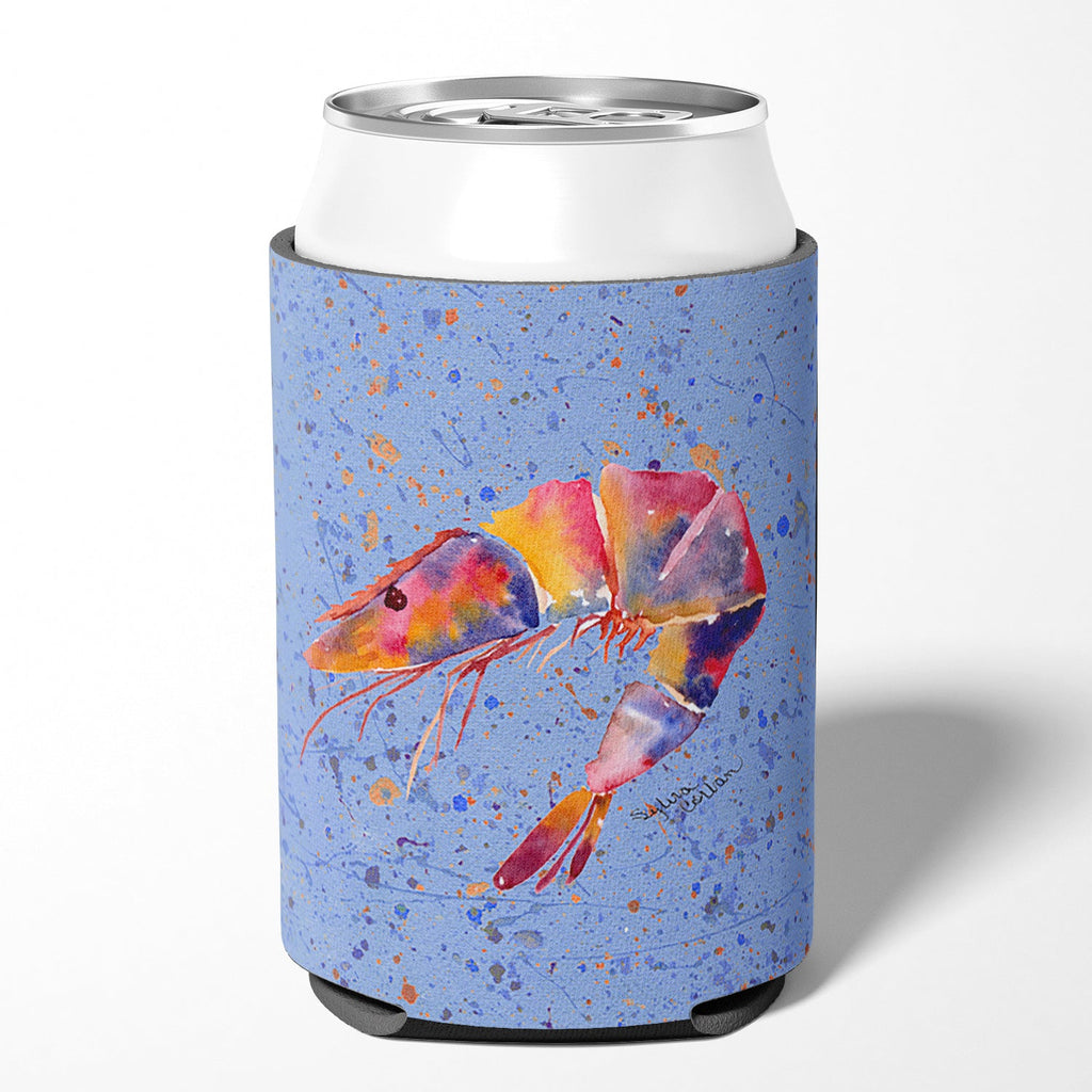 Shrimp Can or Bottle Hugger Cooler Sleeve for Standard 12 oz Cans, Insulated Foam Beer & Soda Can Hugger Reusable