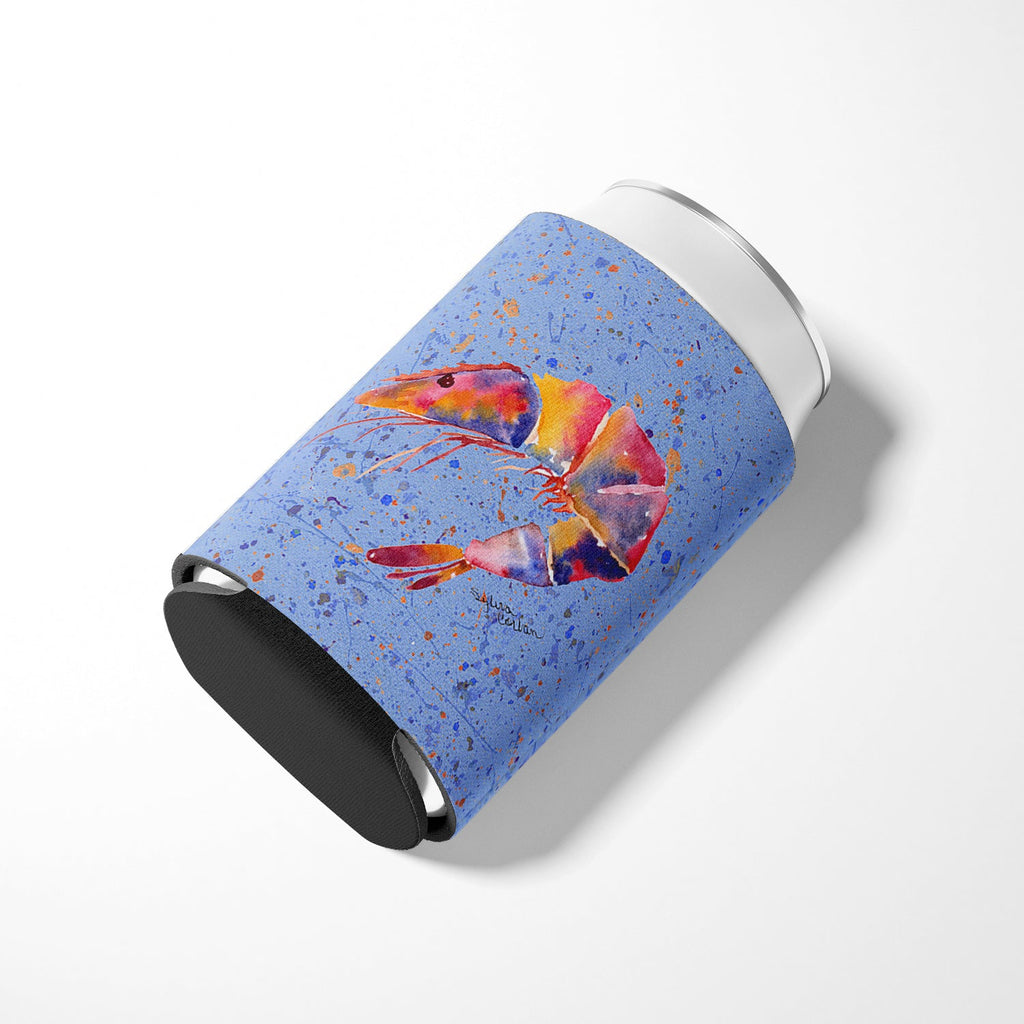 Shrimp Can or Bottle Hugger Cooler Sleeve for Standard 12 oz Cans, Insulated Foam Beer & Soda Can Hugger Reusable