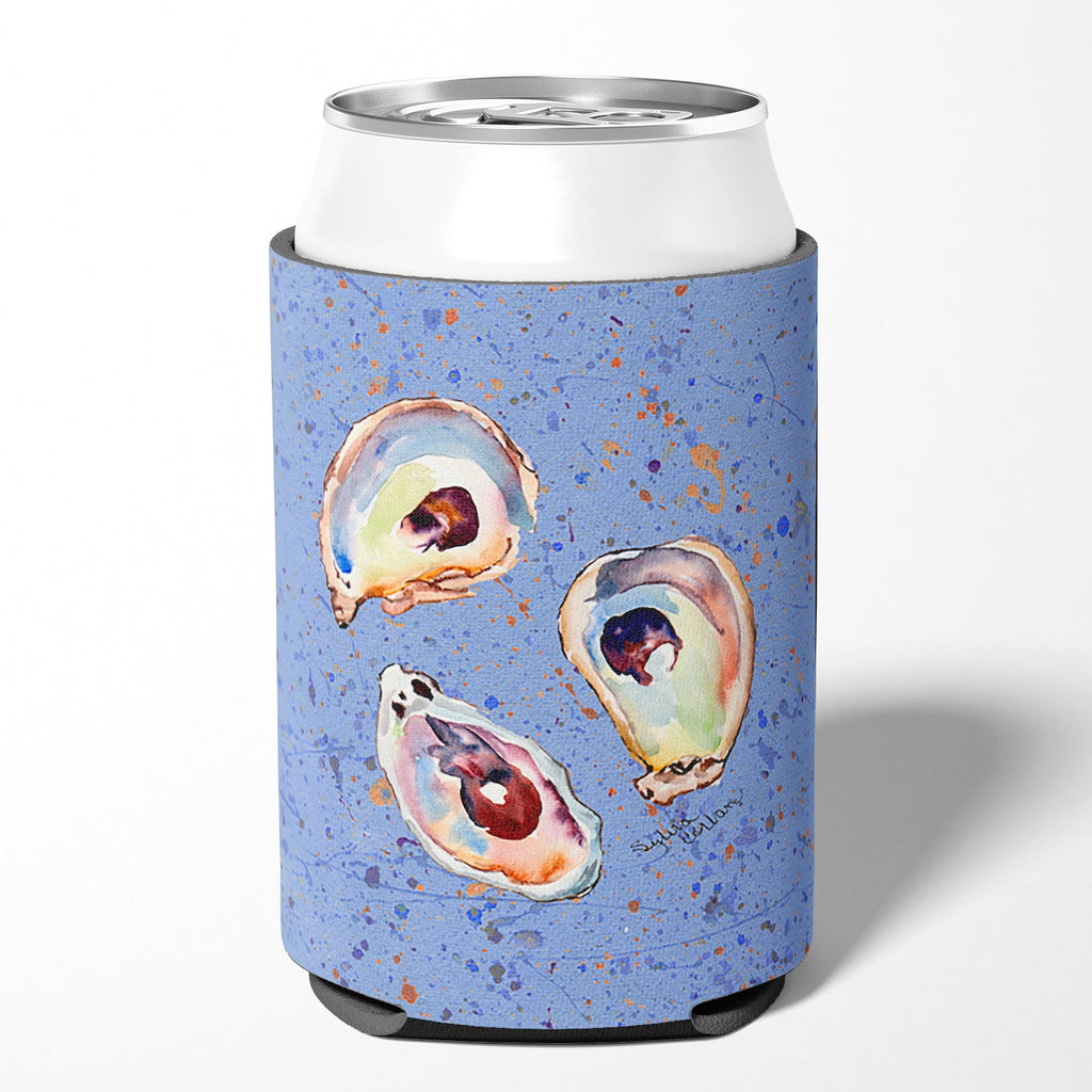 Oyster Can or Bottle Hugger Cooler Sleeve for Standard 12 oz Cans, Insulated Foam Beer & Soda Can Hugger Reusable