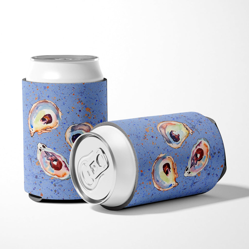 Oyster Can or Bottle Hugger Cooler Sleeve for Standard 12 oz Cans, Insulated Foam Beer & Soda Can Hugger Reusable