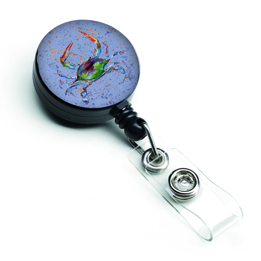 Crab Retractable Badge Reel for Nurses ID Badge Holder with Clip Retractable Employee Badge Holder, Belt Clip