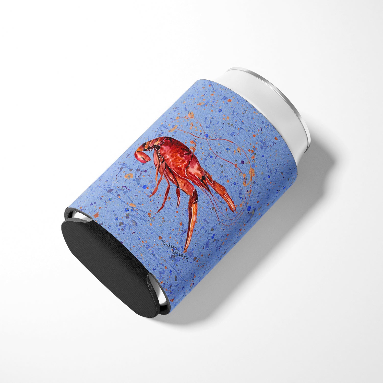 Crawfish Can or Bottle Hugger Cooler Sleeve for Standard 12 oz Cans, Insulated Foam Beer & Soda Can Hugger Reusable