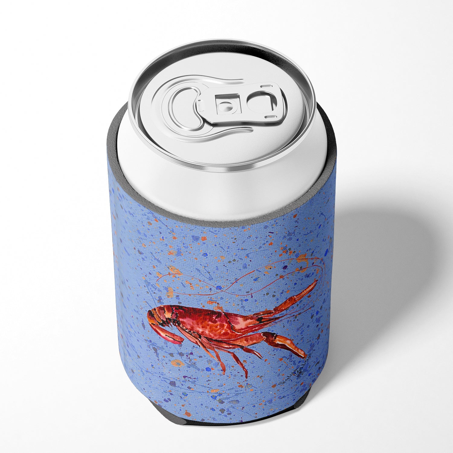 Crawfish Can or Bottle Hugger Cooler Sleeve for Standard 12 oz Cans, Insulated Foam Beer & Soda Can Hugger Reusable
