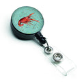Crawfish Retractable Badge Reel for Nurses ID Badge Holder with Clip Retractable Employee Badge Holder, Belt Clip