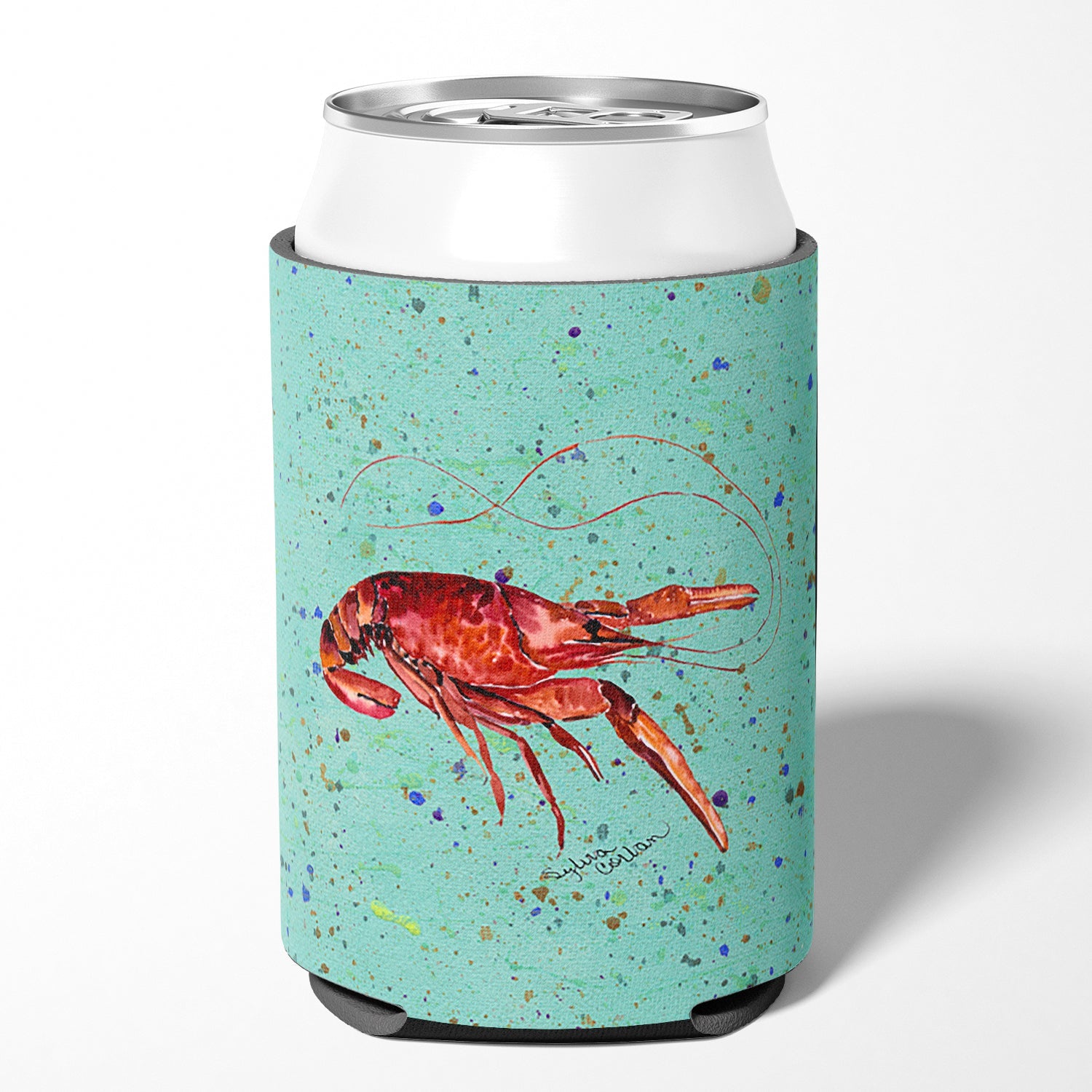 Crawfish Can or Bottle Hugger Cooler Sleeve for Standard 12 oz Cans, Insulated Foam Beer & Soda Can Hugger Reusable