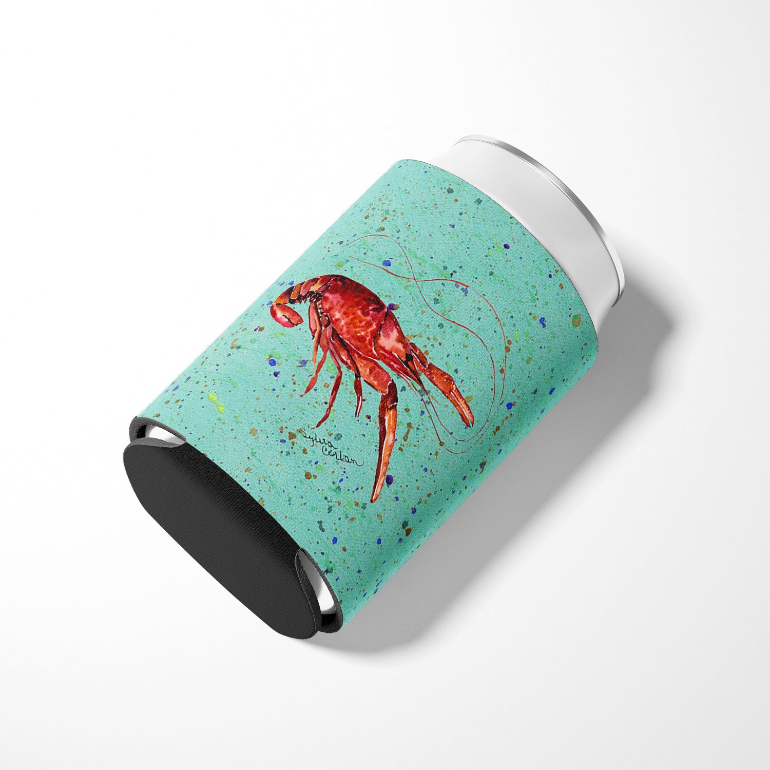 Crawfish Can or Bottle Hugger Cooler Sleeve for Standard 12 oz Cans, Insulated Foam Beer & Soda Can Hugger Reusable