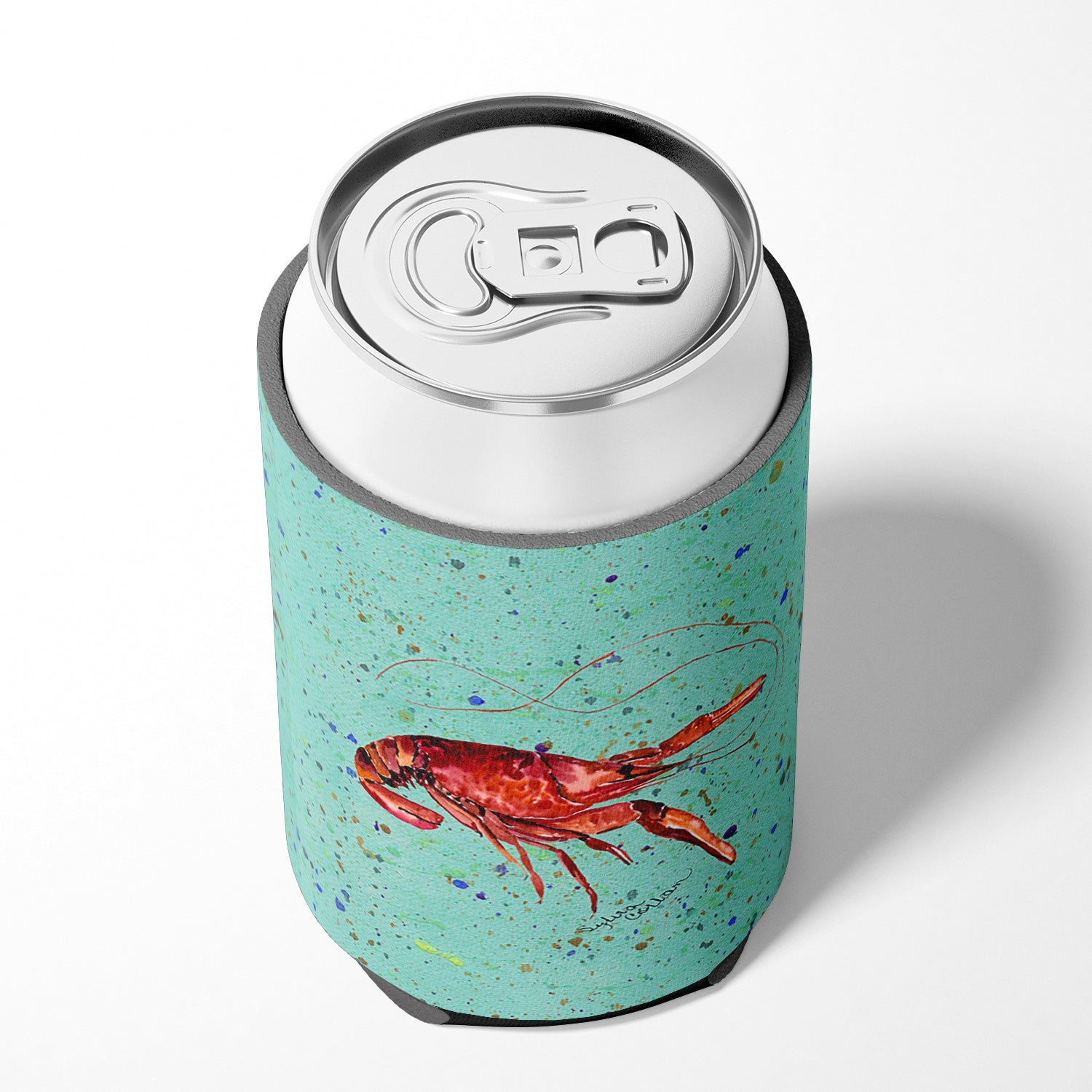 Crawfish Can or Bottle Hugger Cooler Sleeve for Standard 12 oz Cans, Insulated Foam Beer & Soda Can Hugger Reusable