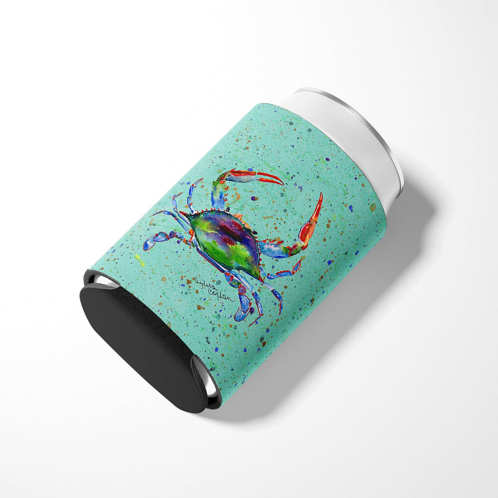 Crab Can or Bottle Hugger Cooler Sleeve for Standard 12 oz Cans, Insulated Foam Beer & Soda Can Hugger Reusable