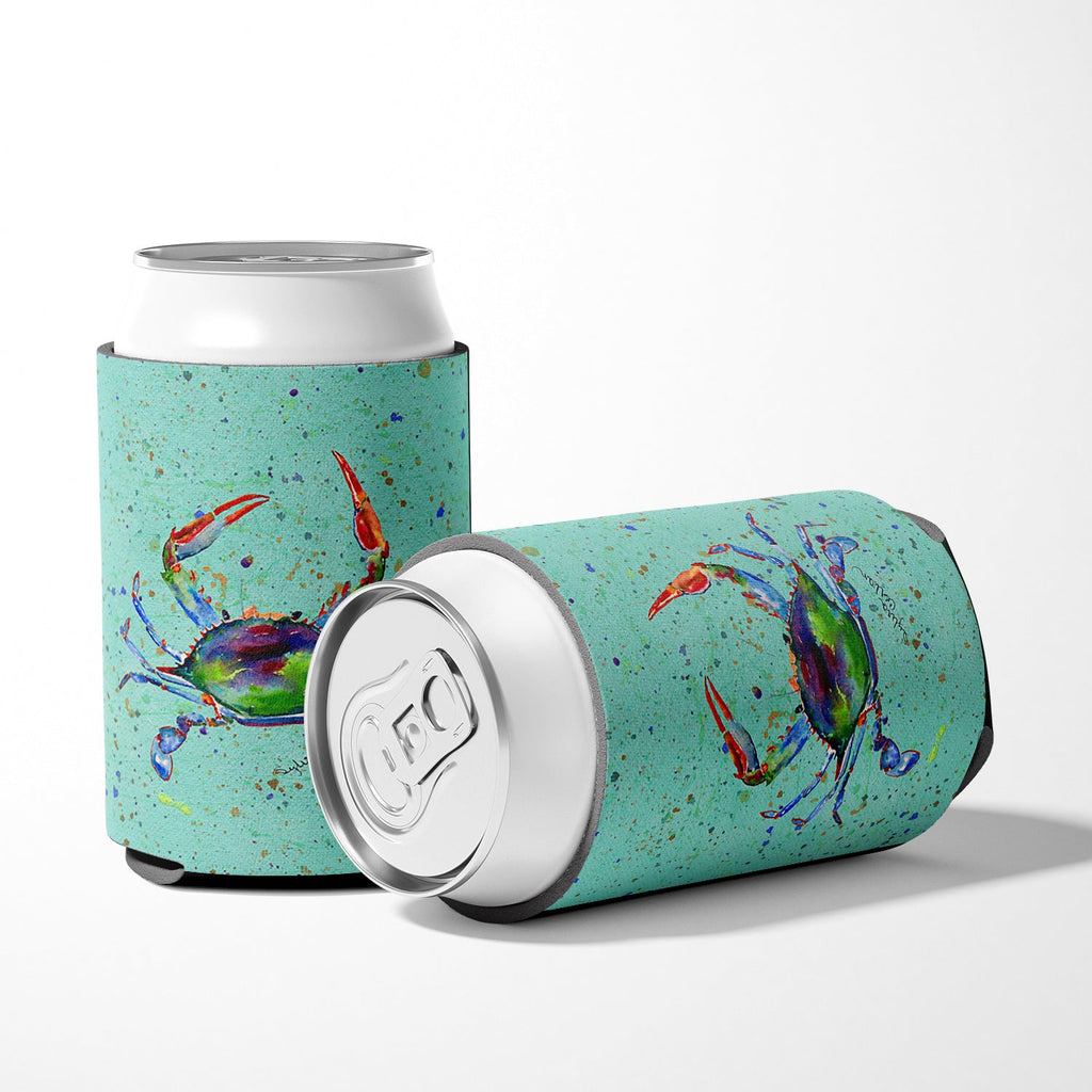Crab Can or Bottle Hugger Cooler Sleeve for Standard 12 oz Cans, Insulated Foam Beer & Soda Can Hugger Reusable