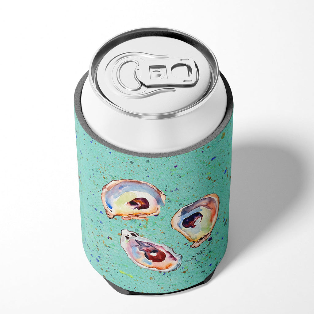 Oyster Can or Bottle Hugger Cooler Sleeve for Standard 12 oz Cans, Insulated Foam Beer & Soda Can Hugger Reusable