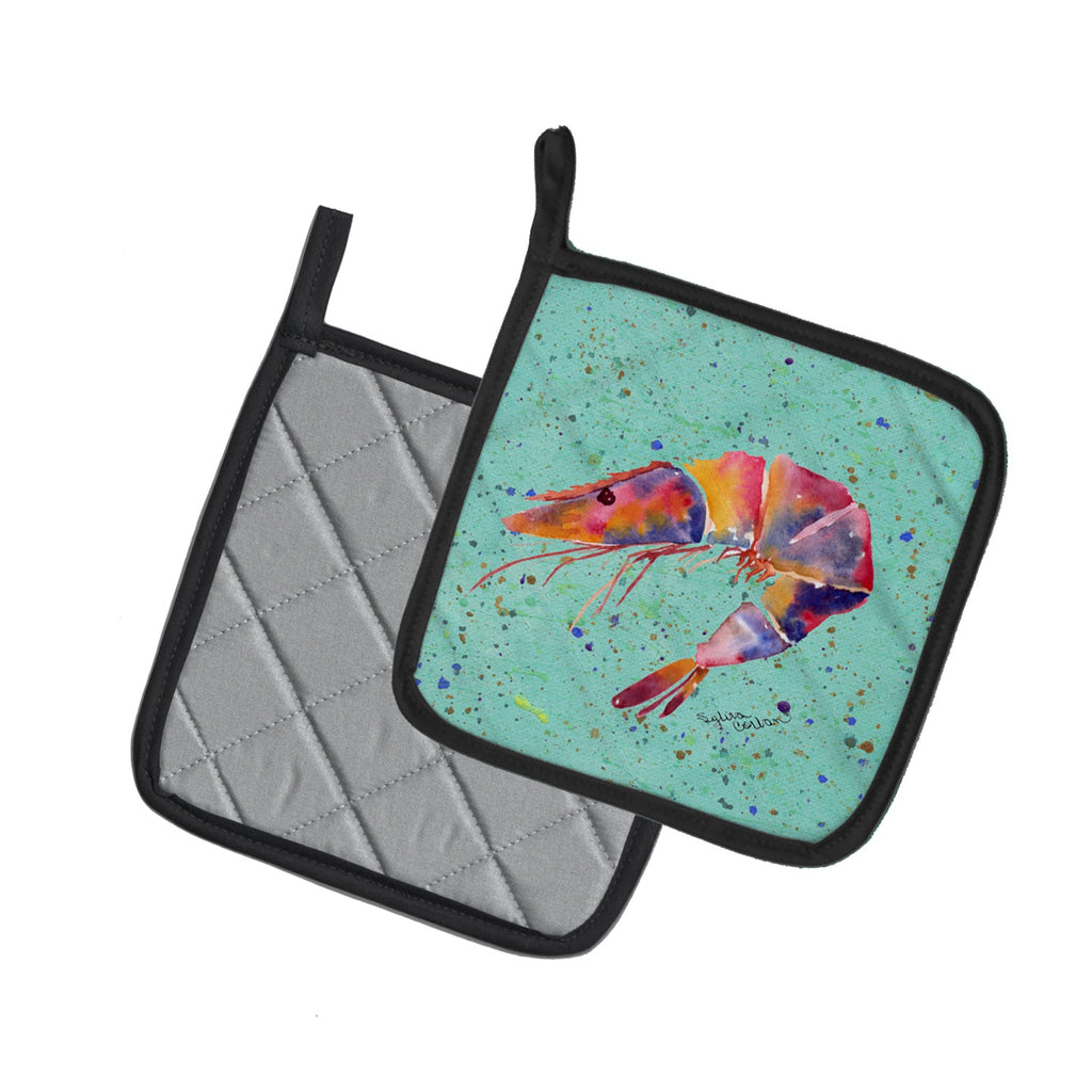 Shrmip Pot Holder Set of 2 Heat Resistant Quilted Hot Pads 7.5 x 7.5 Inch, Insulated Kitchen Trivets for Cooking & Baking