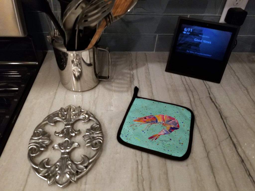 Shrmip Pot Holder Set of 2 Heat Resistant Quilted Hot Pads 7.5 x 7.5 Inch, Insulated Kitchen Trivets for Cooking & Baking