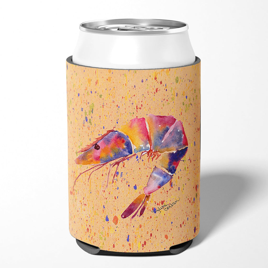 Shrimp Can or Bottle Hugger Cooler Sleeve for Standard 12 oz Cans, Insulated Foam Beer & Soda Can Hugger Reusable