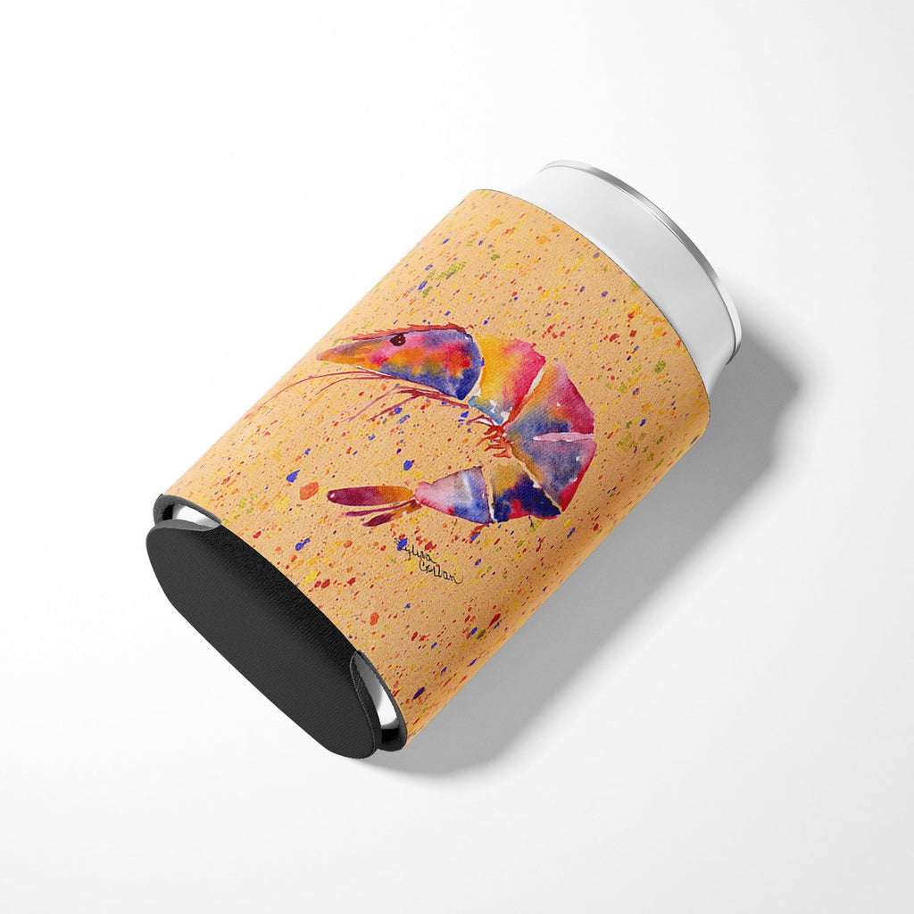 Shrimp Can or Bottle Hugger Cooler Sleeve for Standard 12 oz Cans, Insulated Foam Beer & Soda Can Hugger Reusable