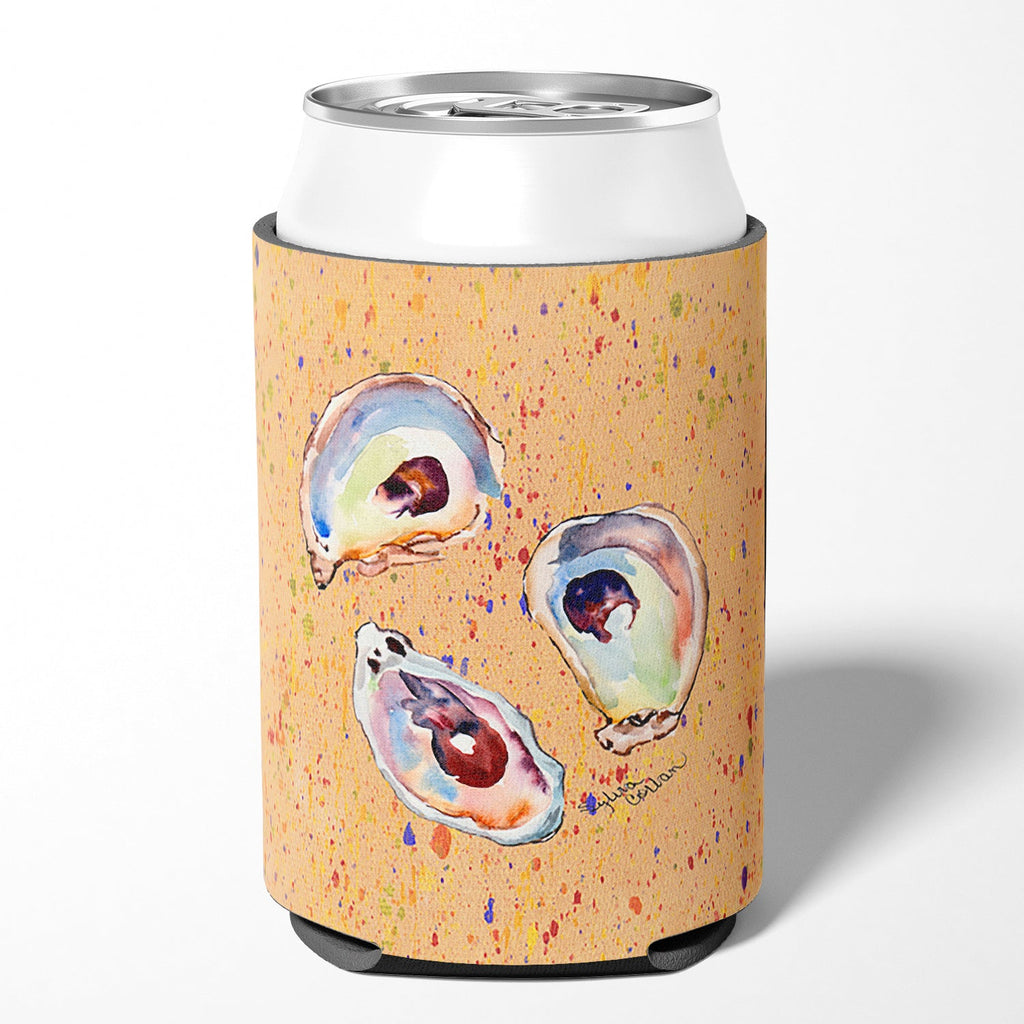 Oyster Can or Bottle Hugger Cooler Sleeve for Standard 12 oz Cans, Insulated Foam Beer & Soda Can Hugger Reusable