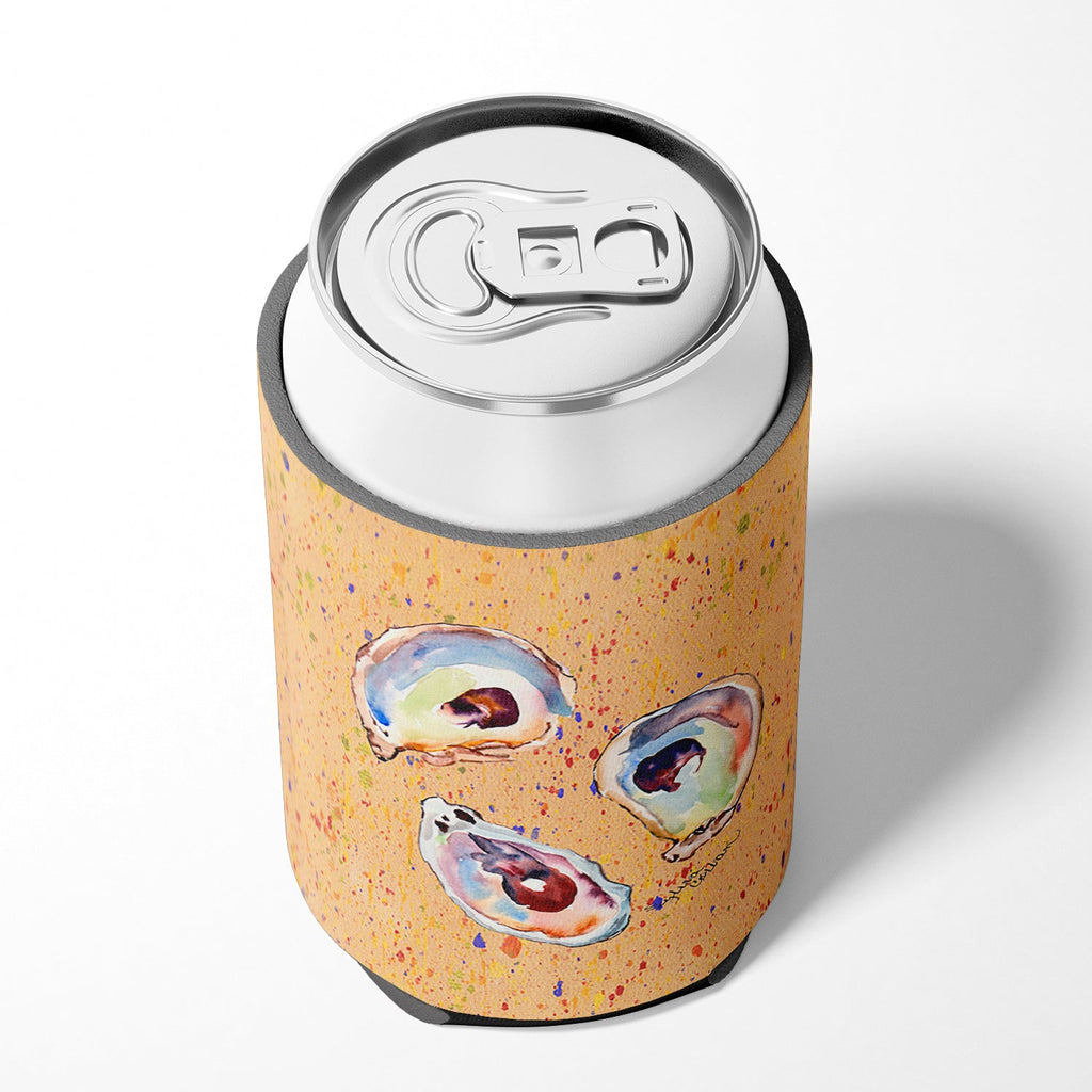 Oyster Can or Bottle Hugger Cooler Sleeve for Standard 12 oz Cans, Insulated Foam Beer & Soda Can Hugger Reusable