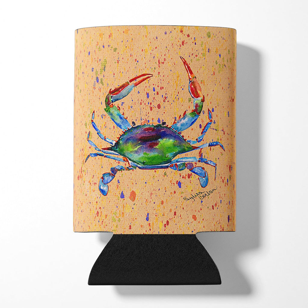 Crab Can or Bottle Hugger Cooler Sleeve for Standard 12 oz Cans, Insulated Foam Beer & Soda Can Hugger Reusable