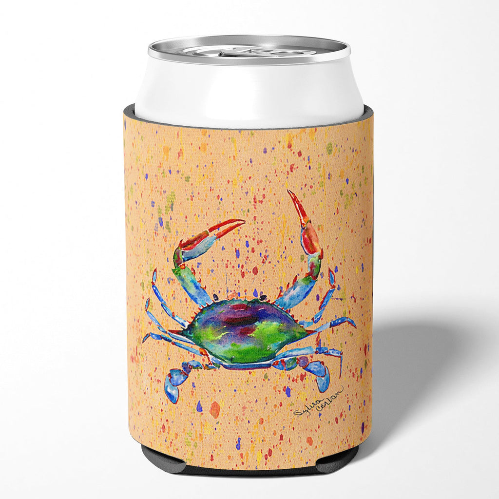 Crab Can or Bottle Hugger Cooler Sleeve for Standard 12 oz Cans, Insulated Foam Beer & Soda Can Hugger Reusable